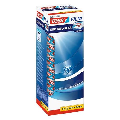 TESA 58260-00000-00 ruban d'étanchéité Adapté à une utilisation à l'intérieur 33 m Polypropylène (PP) Transparent