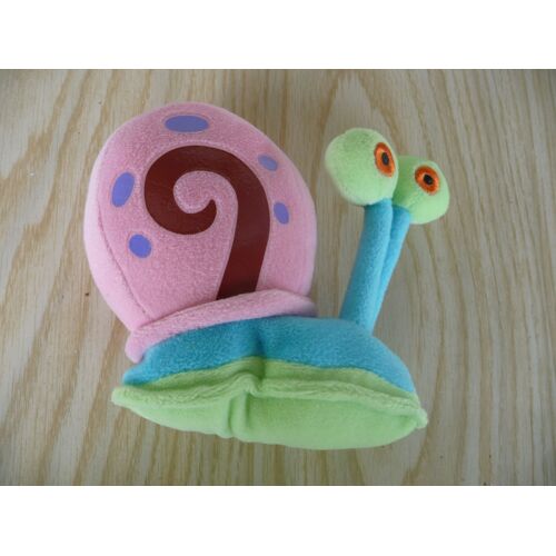 Escargot 12/12 Cm Rose Bleu Et Vert