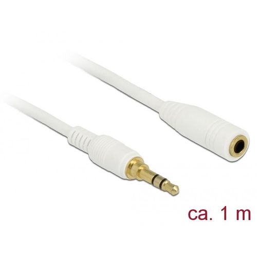 DeLOCK 85577 câble audio 1 m 3,5mm Blanc