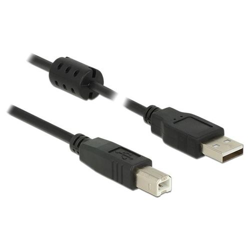 DeLOCK 84896 câble USB USB 2.0 1,5 m USB A USB B Noir