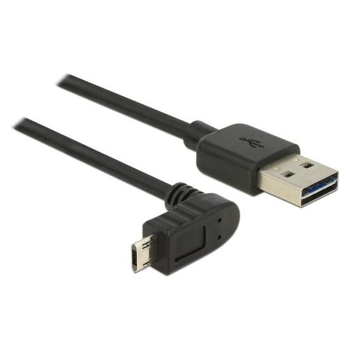 DeLOCK 83848 câble USB USB 2.0 1 m USB A Micro-USB B Noir