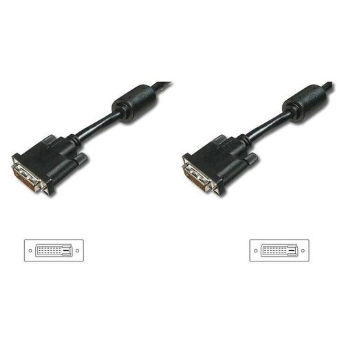 Digitus DK-320101-020-S câble DVI 2 m DVI-D Noir