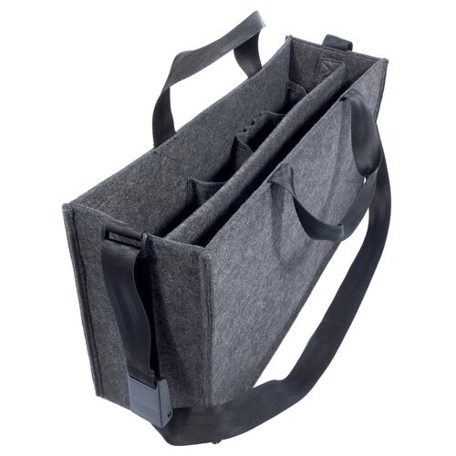 Sigel BA411 sac à main et sac en bandoulière Feutrine Gris Unisexe Sac à bandoulière