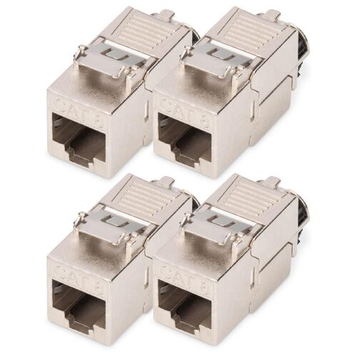 Digitus CAT 8.1 Keystone Modul, blindé, raccord de montage sans outil - 4 pces