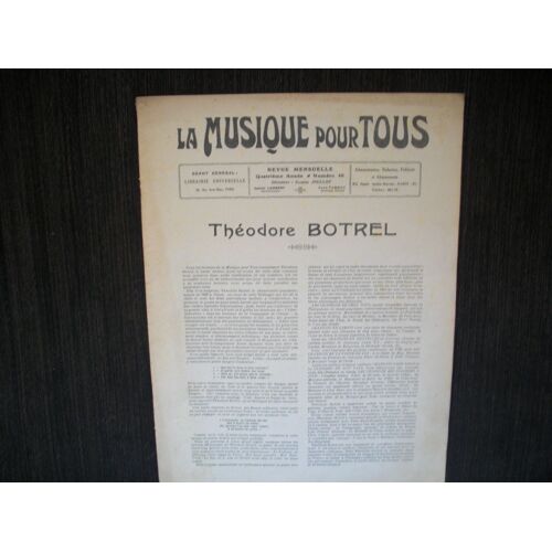 La Musique Pour Tous  - N° 40
