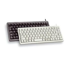CHERRY Compact keyboard, Combo (USB + PS/2), DE clavier Bureau USB + PS/2 QWERTY Noir
