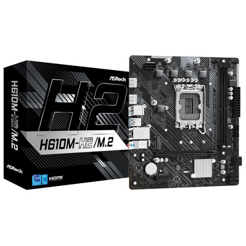 Asrock H610M-H2/M.2 Intel H610 LGA 1700 micro ATX