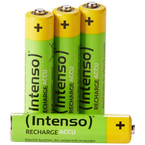 Intenso HR03 NiMH Energy Eco 1000mAh 4er Blister - Micro (AAA) - 1.000 mAh Batterie rechargeable Hybrides nickel-métal (NiMH)