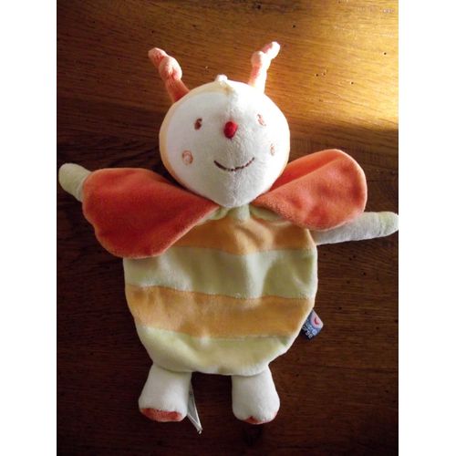 Doudou Plat Abeille Sucre D'orge