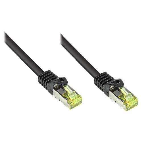 Alcasa Cat. 7 S/FTP 15m câble de réseau Noir Cat7 S/FTP (S-STP)