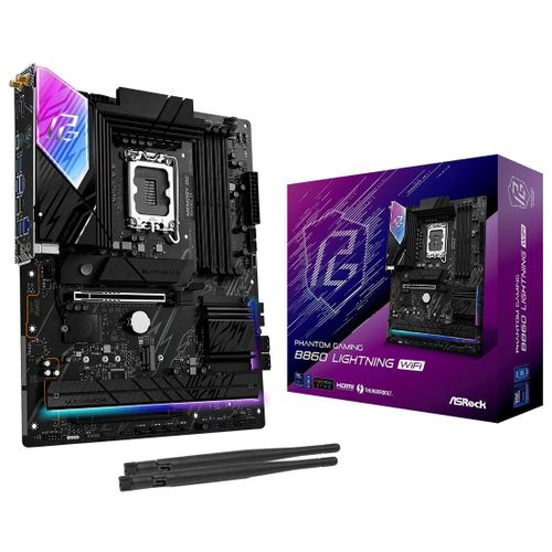 Asrock B860 Lightning WiFi Intel B860 LGA 1851 (Socket V1) ATX