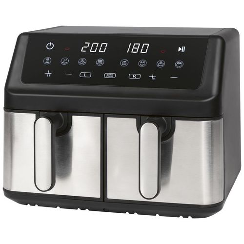 Friteuse à air chaud Air fryer double panier 9L Inox Proficook PC-FR1296H-Inox