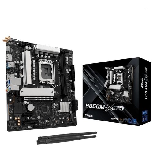 Asrock B860M-X WiFi Intel B860 LGA 1851 (Socket V1) micro ATX