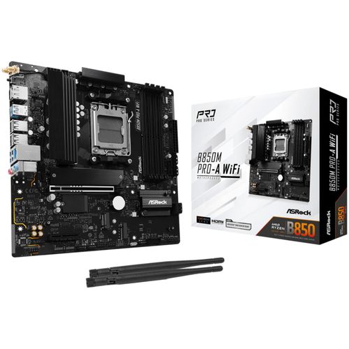 Asrock B850M Pro-A WiFi AMD B850 Emplacement AM5 micro ATX
