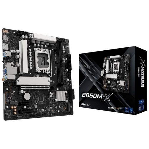 Asrock B860M-X Intel B860 LGA 1851 (Socket V1) micro ATX