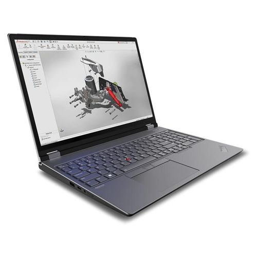Lenovo ThinkPad P16 Gen 2 Intel Core i9 i9-13980HX Station de travail mobile 16" WUXGA 64 Go DDR5-SDRAM 2 To SSD Intel Arc Pro A30M Wi-Fi 6E (802.11ax) Windows 11 Pro Allemand Gris, Noir