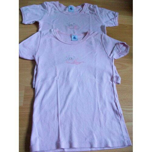 Lot De 2 Tee-Shirt Petit Bateau Fille - 8 Ans