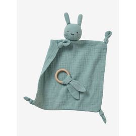 Doudou Lapin Vert Sapin Vertbaudet Lange Mouchoir Coton Vertbaudet Et Hochet Bois Lot Jouets Bebe Enfant Naissance Comforter Green Bunny Blanket Security