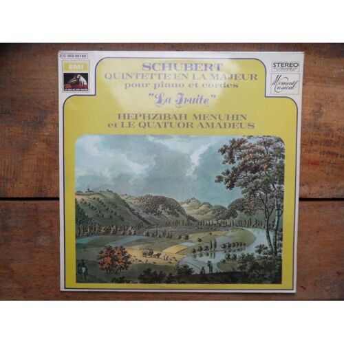 Quintette En La Majeur Pour Piano Et Cordes : La Truite / Hephzibah Menuhin Et Le Quatuor Amadeus