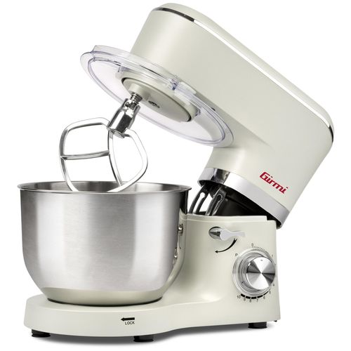 Girmi IM47 Robot mixer 1300 W Beige, Acier inoxydable