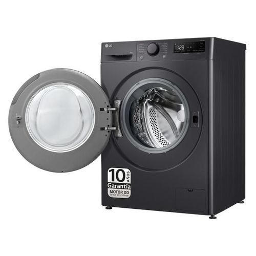 LG Series 500 F4WR5009A6M machine à laver Charge avant 9 kg 1400 tr/min Noir