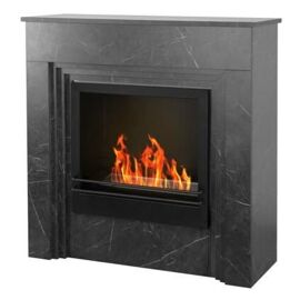 DIVINA FIRE DF95600 cheminée Intérieure Cheminée autonome Bioéthanol Noir