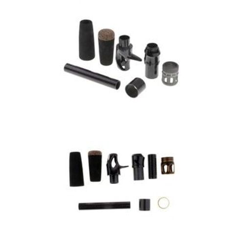 2 Jeux De Supports De Canne Noirs Durs Yd5175