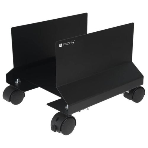 Techly Ica-Cs 34 Chariot Et Support Multimédia Noir Pc Panier Multimédia
