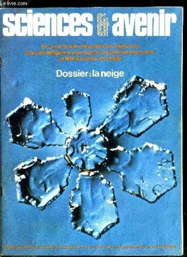 Sciences Et Avenir N° 335 - Deux Particules Dérangent Les Physiciens Par François De Closets, Espace 1975 : L Année Du Programme Commun Par Albert Ducrocq, La Pollution Par Les Ondes Par Fabien(...)