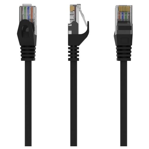Gembird PP6U-1.5M/BK câble de réseau Noir 1,5 m Cat6 U/UTP (UTP)