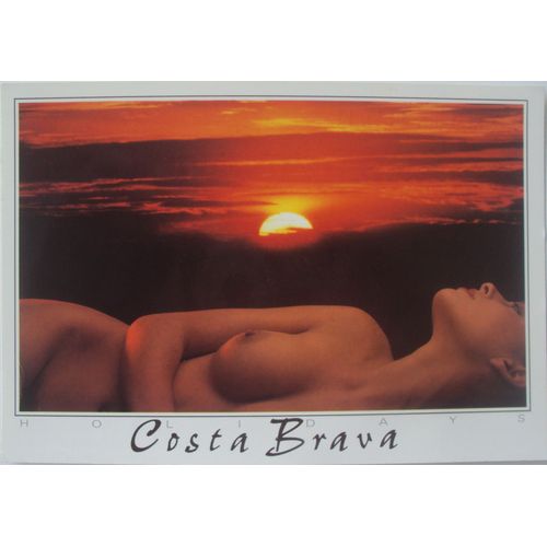 Espagne.. Couché De Soleil Sur La Costa Brava .
