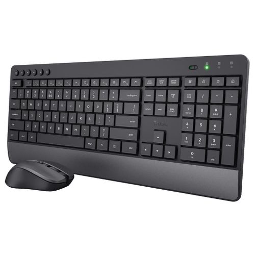 Trust Trezo clavier Souris incluse Universel RF sans fil QWERTY Anglais américain Noir