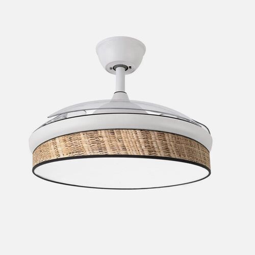 Fabrilamp Moda Noir, Transparent, Blanc, Bois