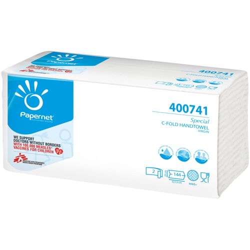 Papernet 400741 serviette en papier Cellulose Blanc