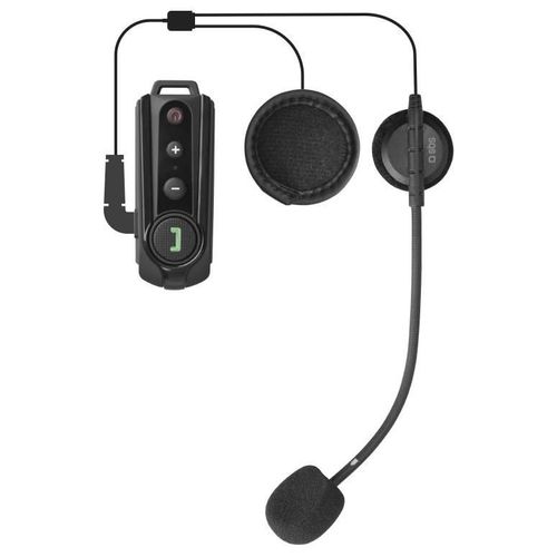 Sbs Temotointercomk Interphone Pour Moto 1 Canaux 1000 M Noir