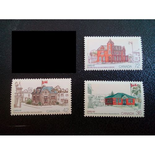 Timbre France Yt 1002 A 1004 Séries: Capex 87 - Toronto 1987 ( 010904 )