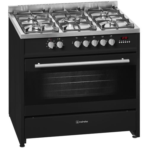 Meireles E 911 BL four et cuisinière Electrique Gaz Noir