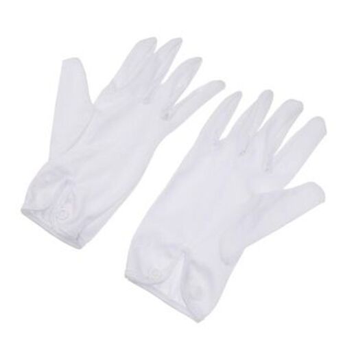 1 Paire De Gants D'arbitre De Billard Blancs Yd2856