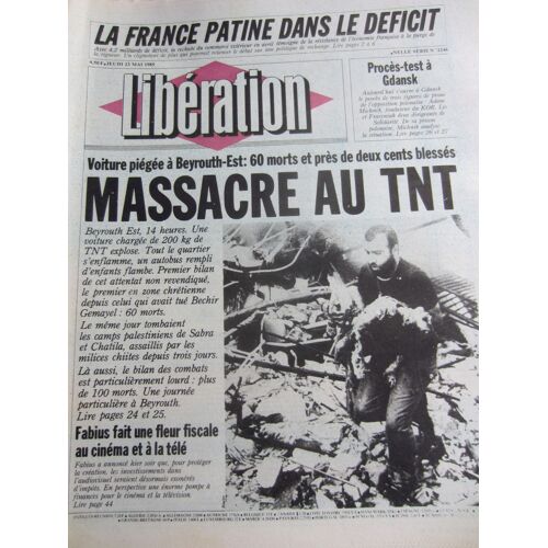 Libération 1246 Beyrouth : 60 Morts Et Près De 200 Blessés