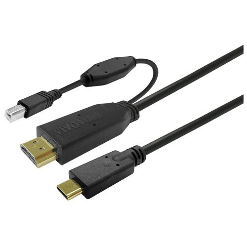 Vivolink PROUSBCHDMIUSBB10 câble USB USB 3.2 Gen 1 (3.1 Gen 1) 10 m USB C Noir