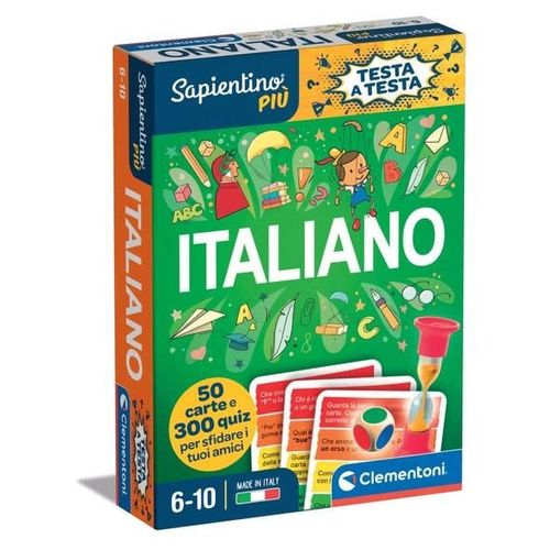 Clementoni Sapientino Più 16439 Jeu De Société Jeu De Cartes Quiz