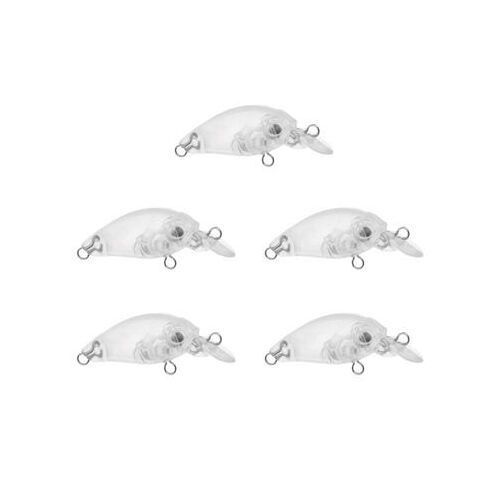 5 Leurres De Pêche Durs Non Peints Yd1706