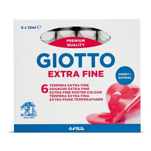 Giotto 352001 Peintures En Détrempe 12 Ml Tube Blanc