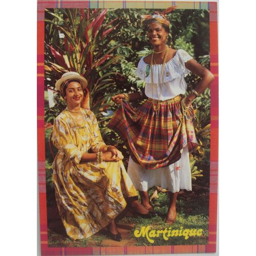 France.. Martinique, Costumes Créoles . Phot. Philippe Poux.
