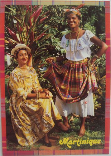 France.. Martinique, Costumes Créoles . Phot. Philippe Poux.