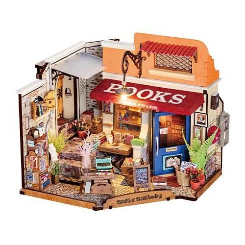 ROBOTIME Corner Bookstore Puzzle 3D 108 pièce(s) Ville