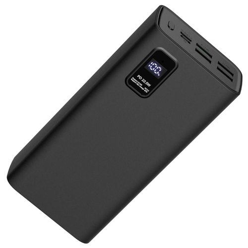 Platinet Pmpb30wqc728b Banque D'alimentation Électrique Lithium Polymère (Lipo) 30000 Mah Noir