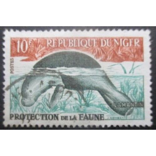 Niger N°100a Lamantin Oblitéré