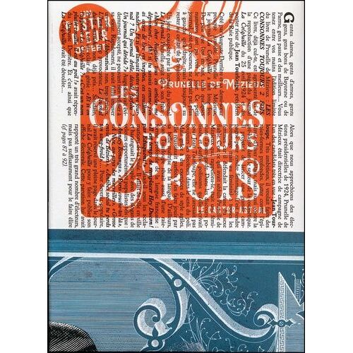 Les Consonnes Toujours 2 Fois - Un Poster Offert