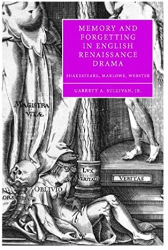 Memory And Forgetting In English Renaissance Drama